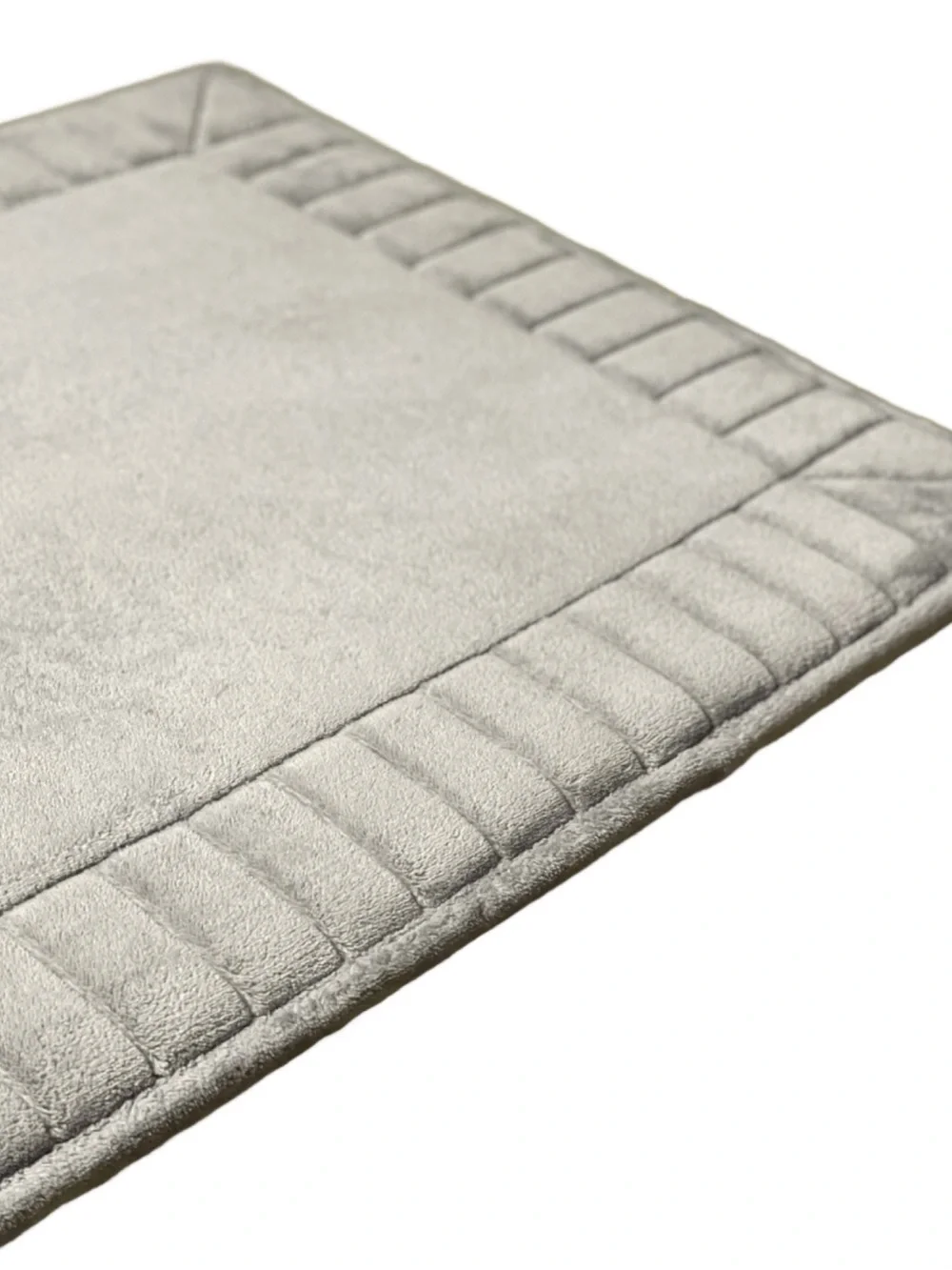 Large Gray Memory Foam Bathmat - Super Soft - (2 ft. X 3 ft.)